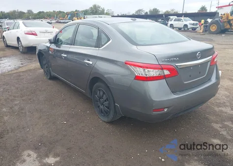2015 Nissan Sentra Sv z USA, uszkodzony, nr VIN 3N1AB7AP7FY346468